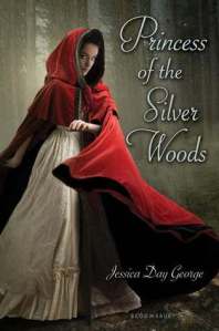 book cover for princess of the silver woods by Jessica Day George