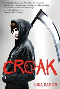 book cover for Croak by Gina Damico