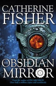 book cover for obsidian mirror by catherine fisher