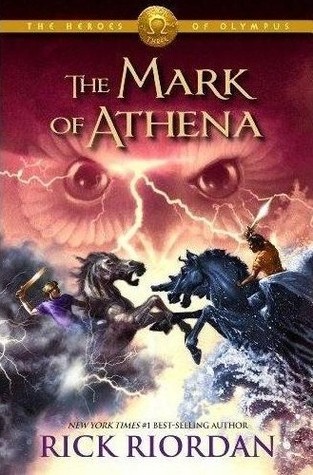 book cover for The Mark of Athena by Rick Riordan
